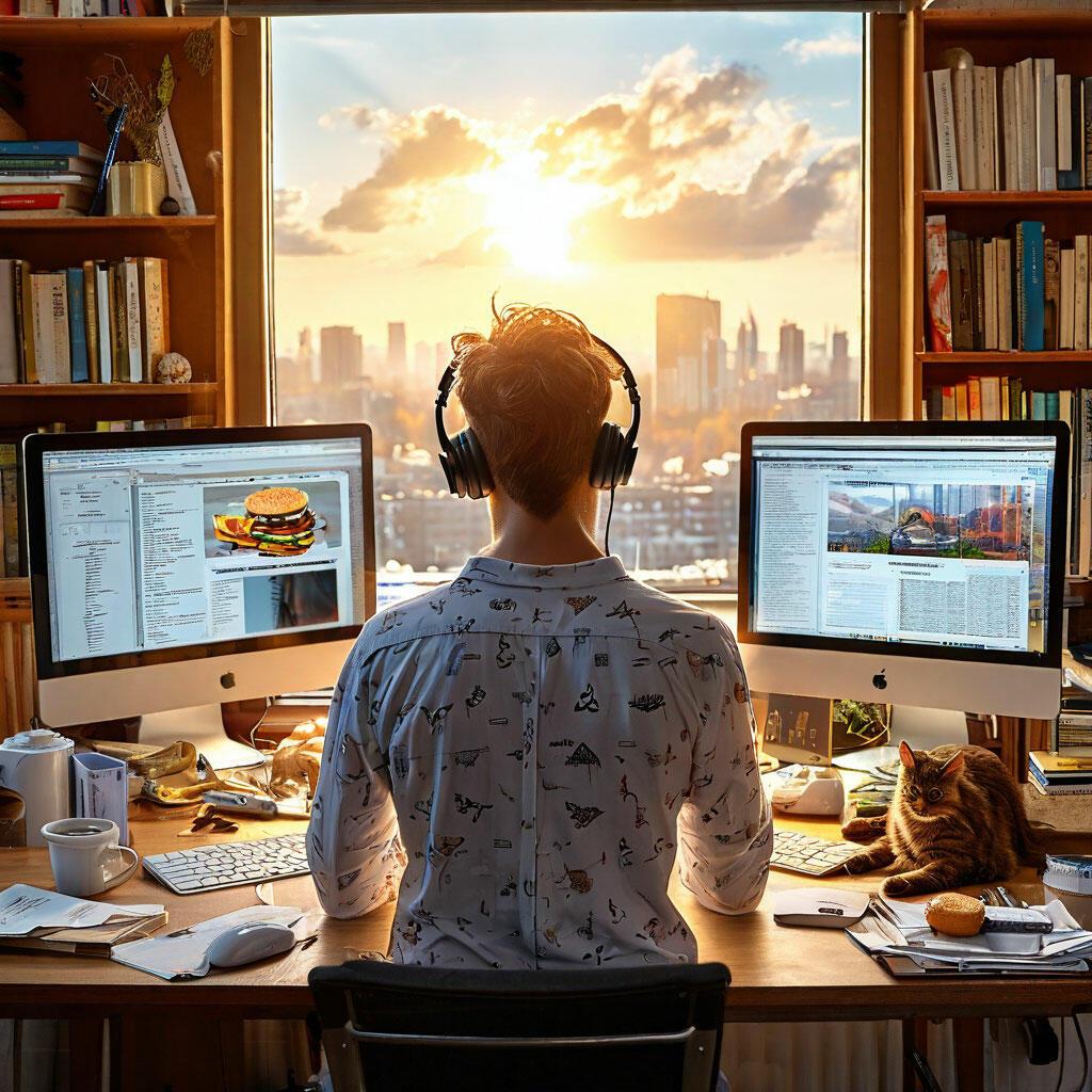 Эскиз утренней свободы