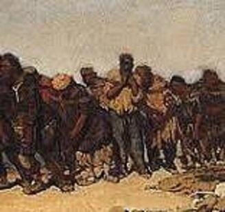 Бурлаки́ на Во́лге