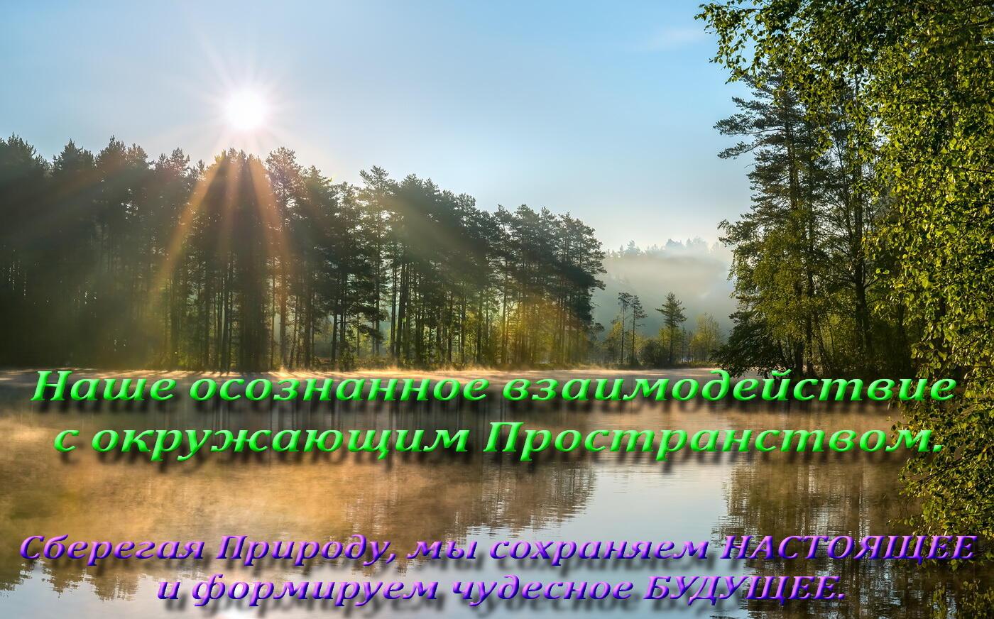 Экологический проект: «Полно объёмное единение ЧЕЛОВЕКА с Природой». (Проект на уровне ИДЕИ).