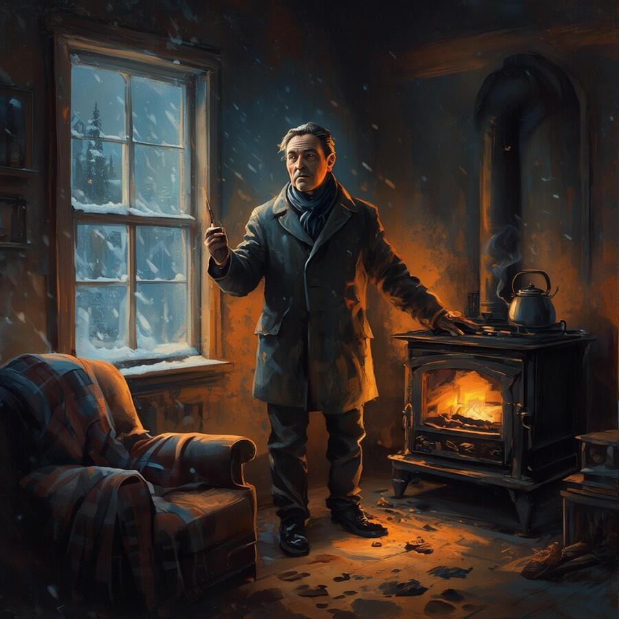 Дирижёр у печки