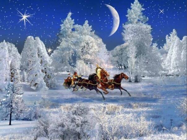 А тройка мчится. Автор стихов Алла Волонтырёва. Музыка и исполнение Николай Саллас