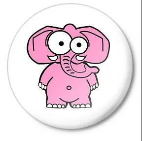Розовый слоник