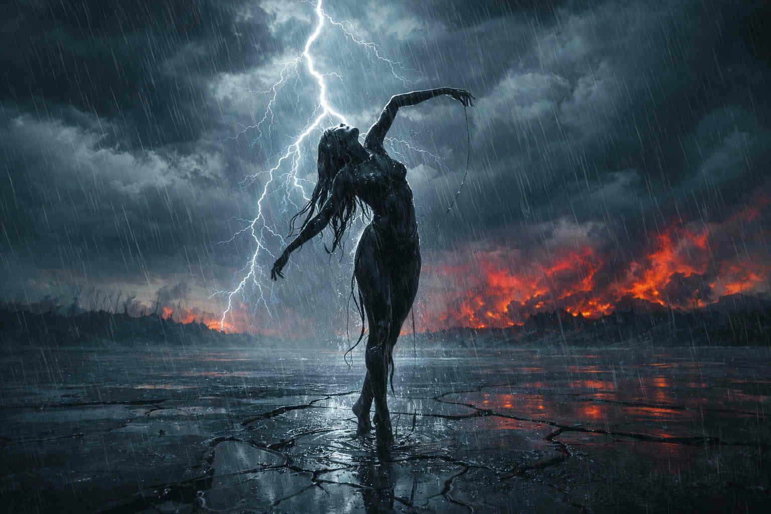 НЕБО  РАСКОЛОЛОСЬ