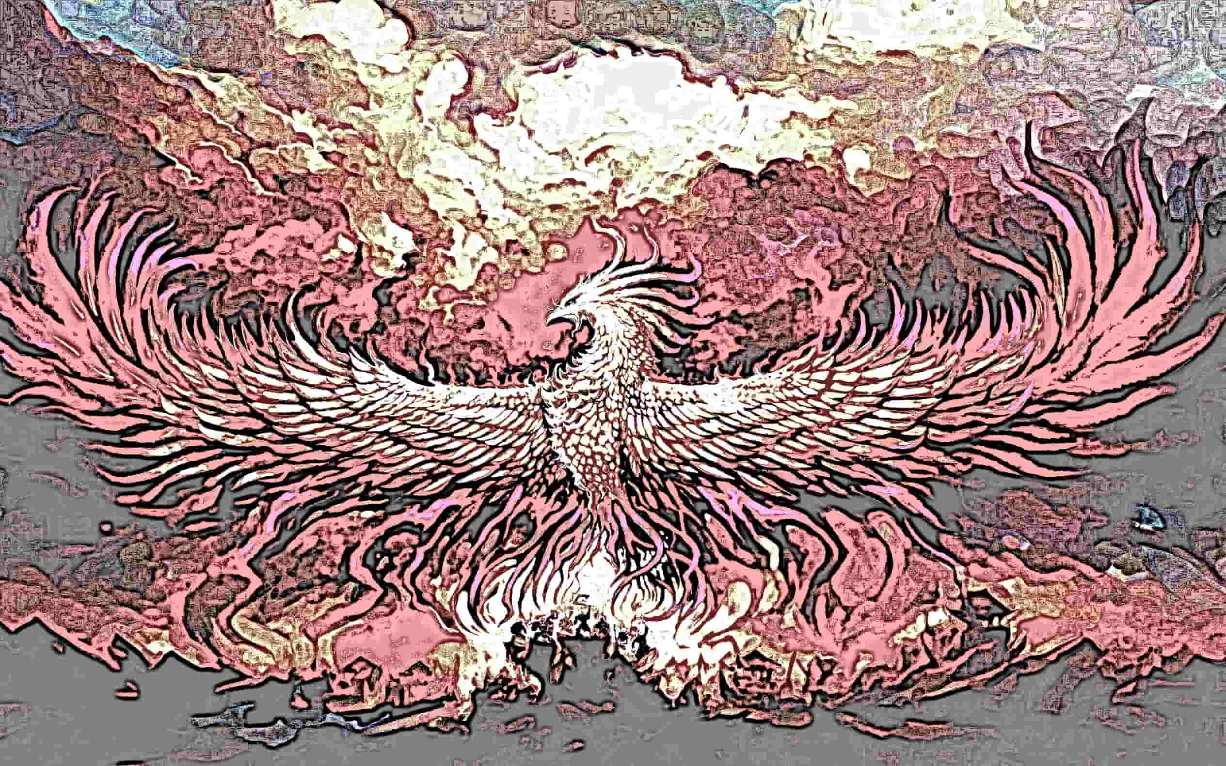 Мраморный феникс