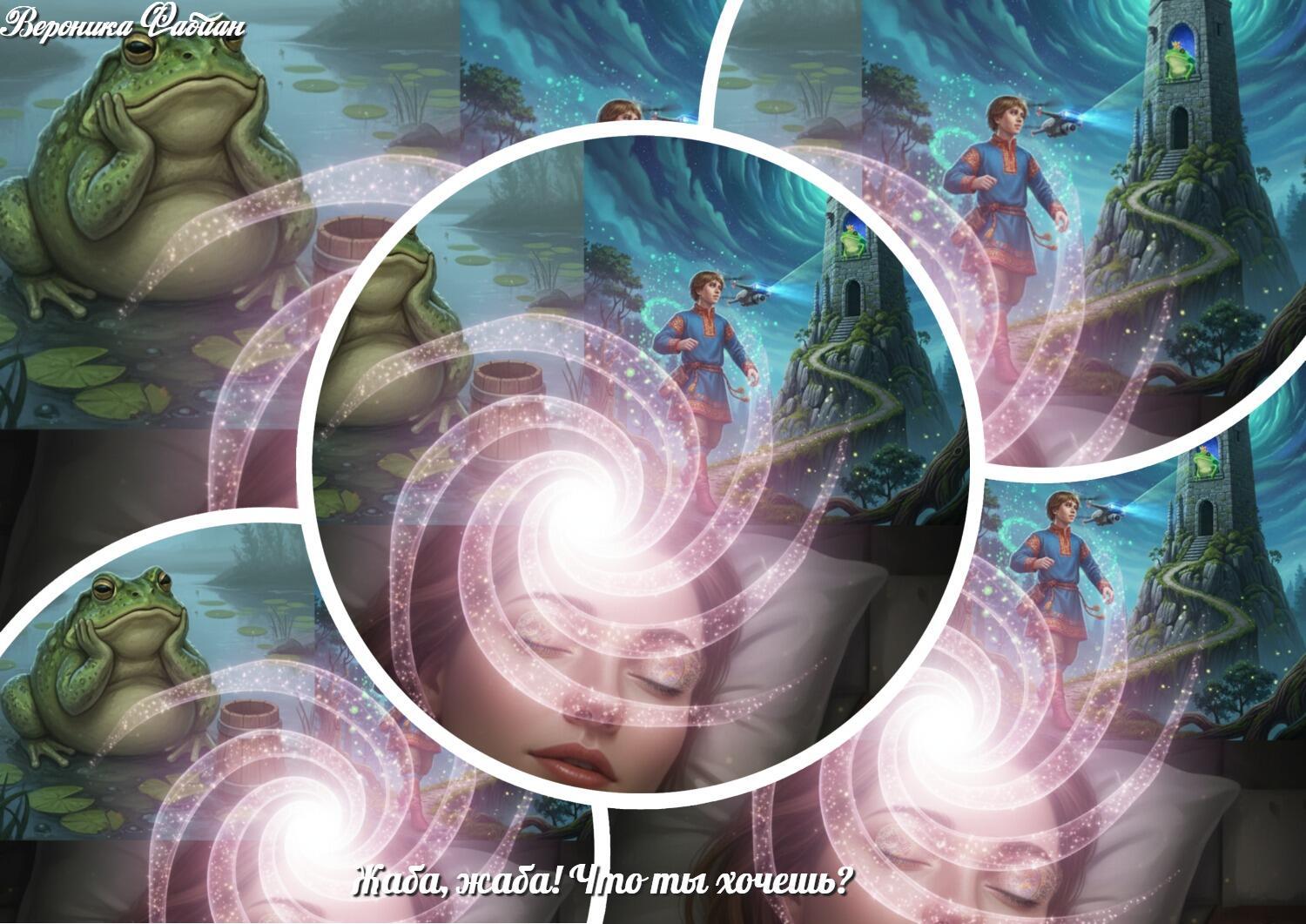 Жаба, жаба! Что ты хочешь? Шуточная сказка на современный лад