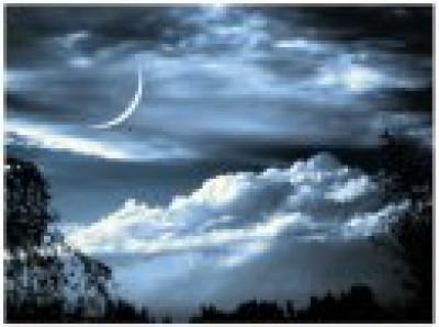 Месяц -Харона ладья....