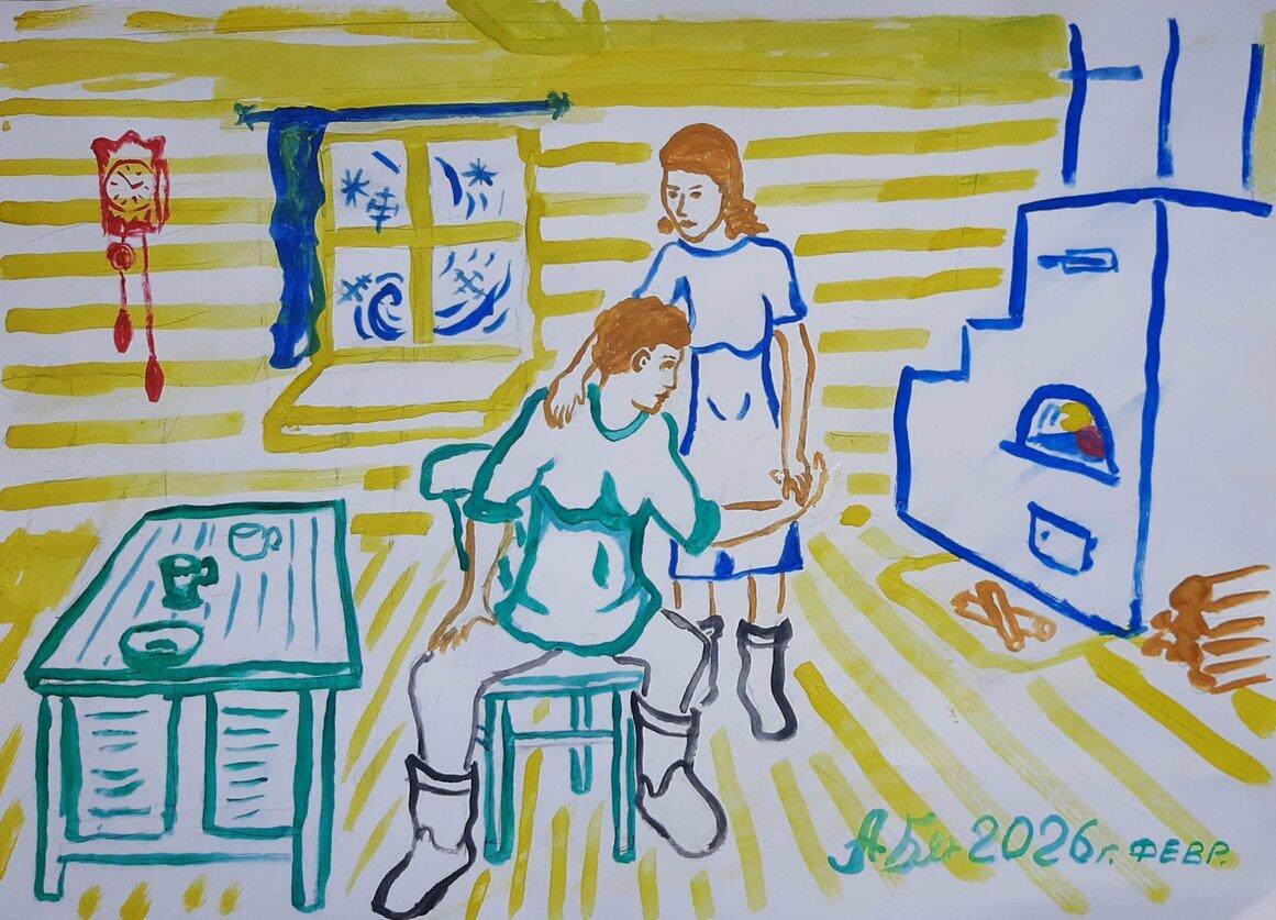 Прижмись ко мне.(сл.,Муз.,Исп.,Рисунок-Александр Бережный).