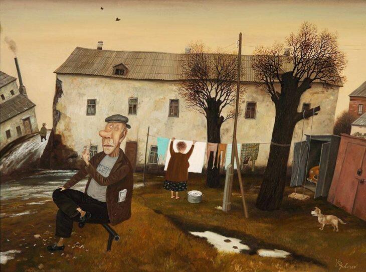 ПОВЕЗЛО МНЕ С ЖЁНУШКОЙ /ПО КАРТИНЕ В.ГУБАРЕВА/