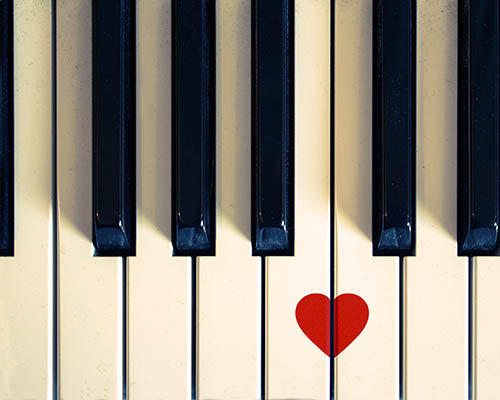 Сердце-пианино