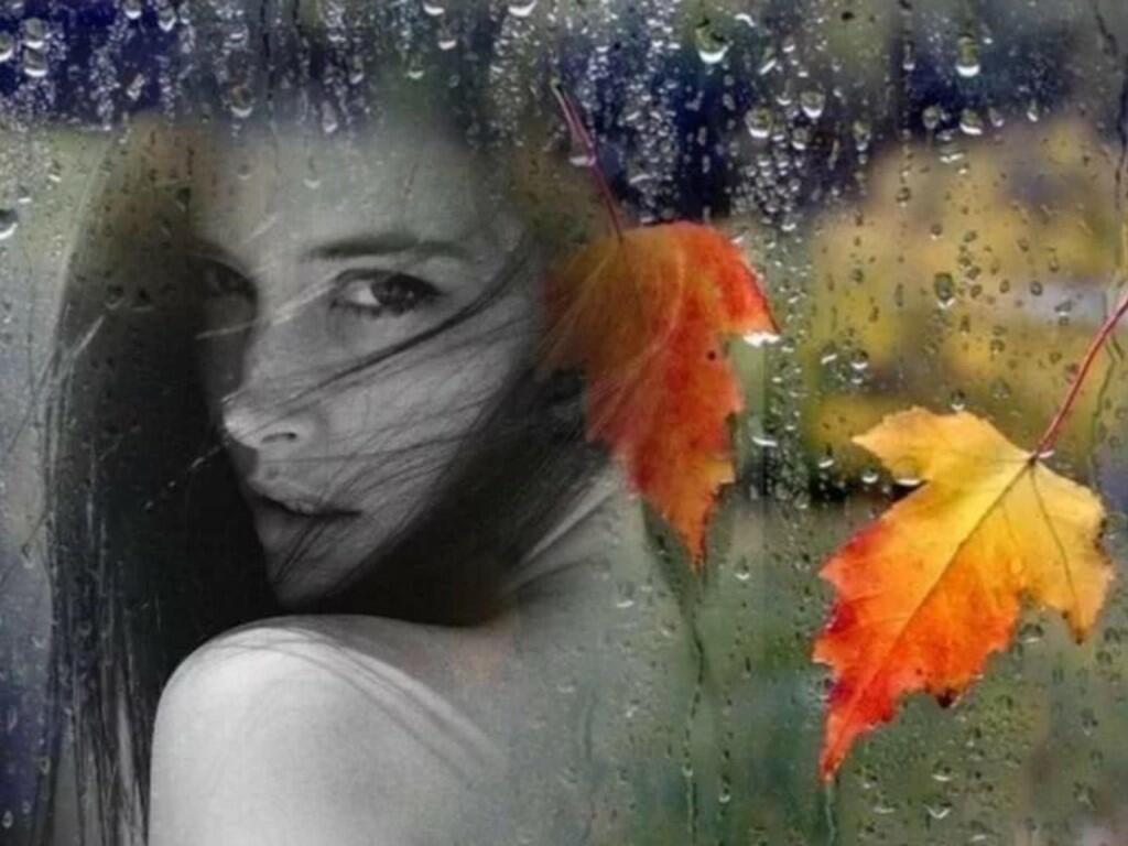 Слушать песни грусти и печали. Осенняя печаль. Осень дождь. Грустная осенняя женщина. Осень плачет дождем.