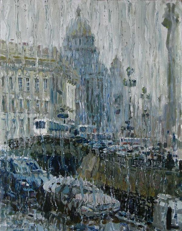 И опять Петербург, этот город дождей и надежд...