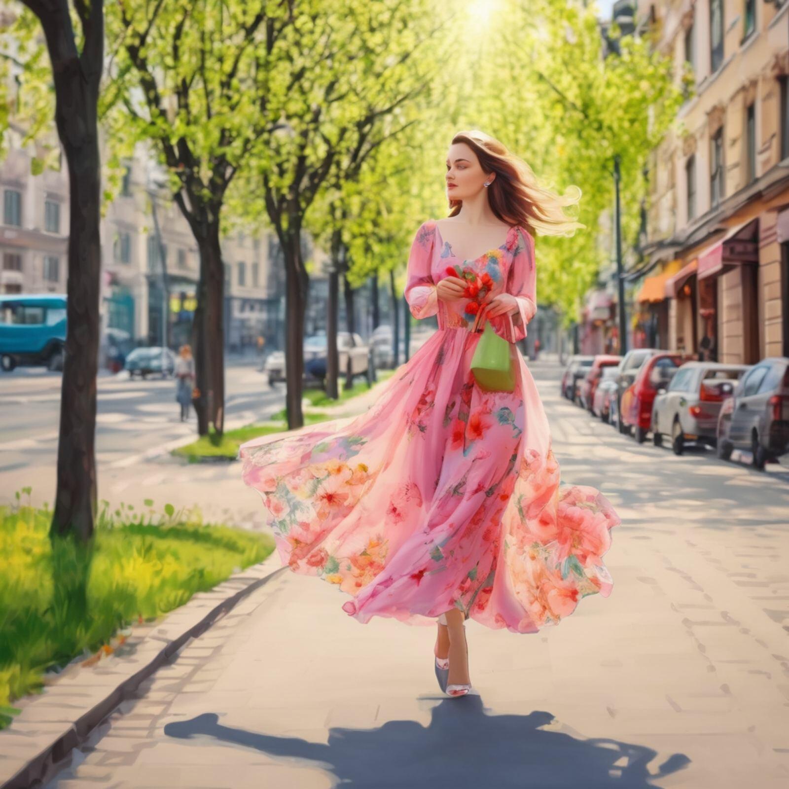 Шла красота по улице