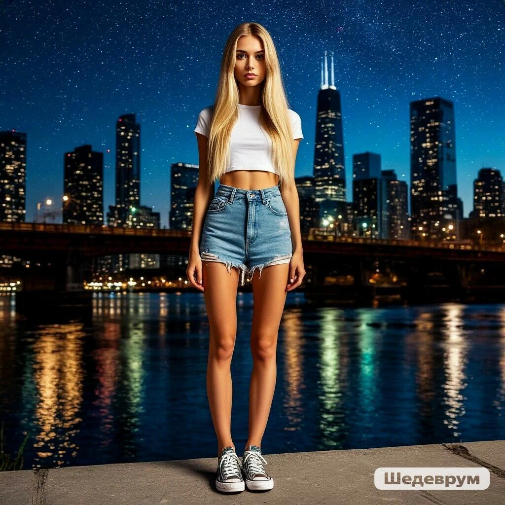 Небо и небоскребы.