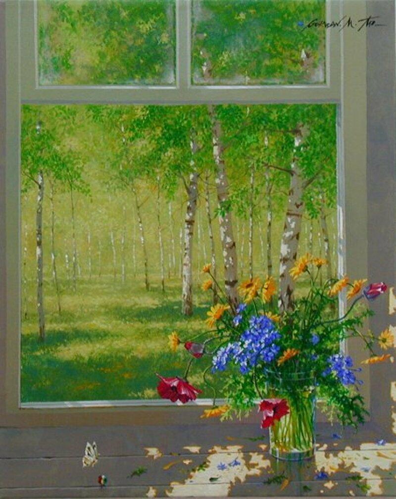 Михаил Горбань художник окно в лето