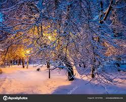 Ночной снегопад...