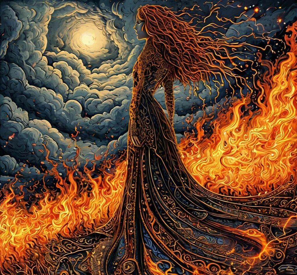 Говорят, что ведьмы сгорают ярко...