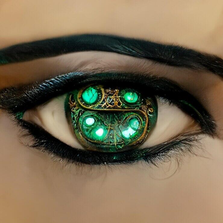 Изумруд в её глазах