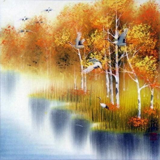 Листом березовым засыпана тропинка