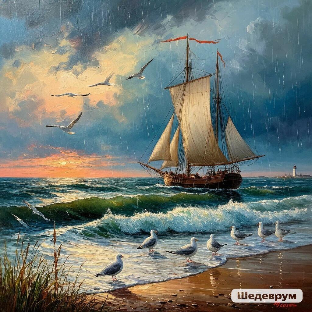 На рижском взморье снова дождь