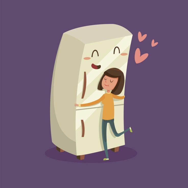 Моё счастье -холодильник...