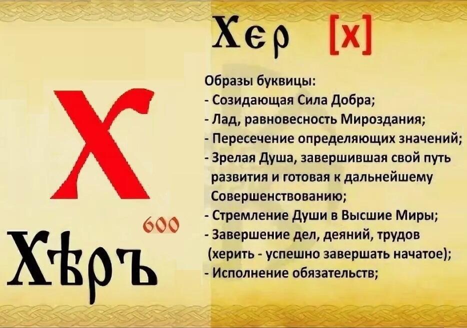 Про букву "ХЕР" (с озвучкой)