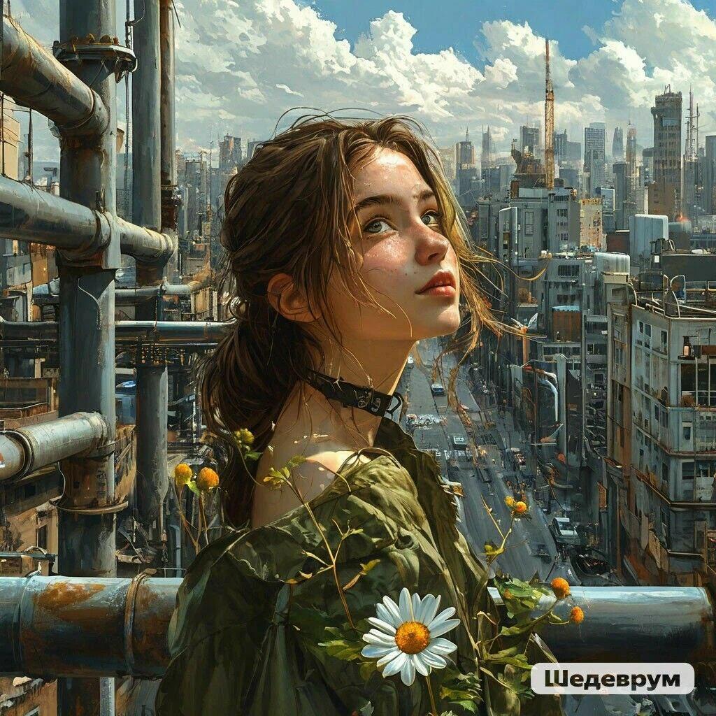 На теплотрассе выросли цветы...