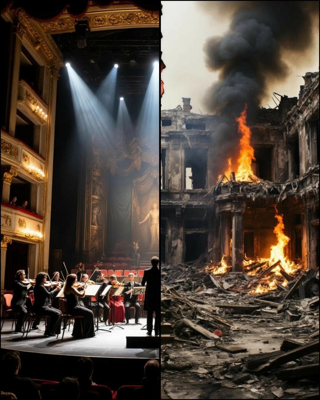 Театральная сцена 