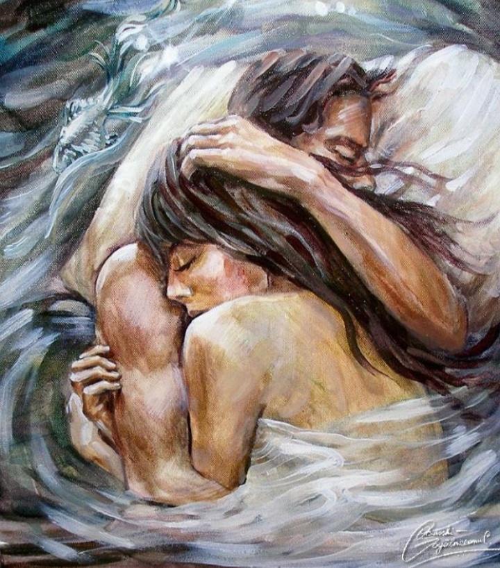Человек который любит картины
