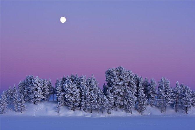 Зимняя ночь ( зарисовка)