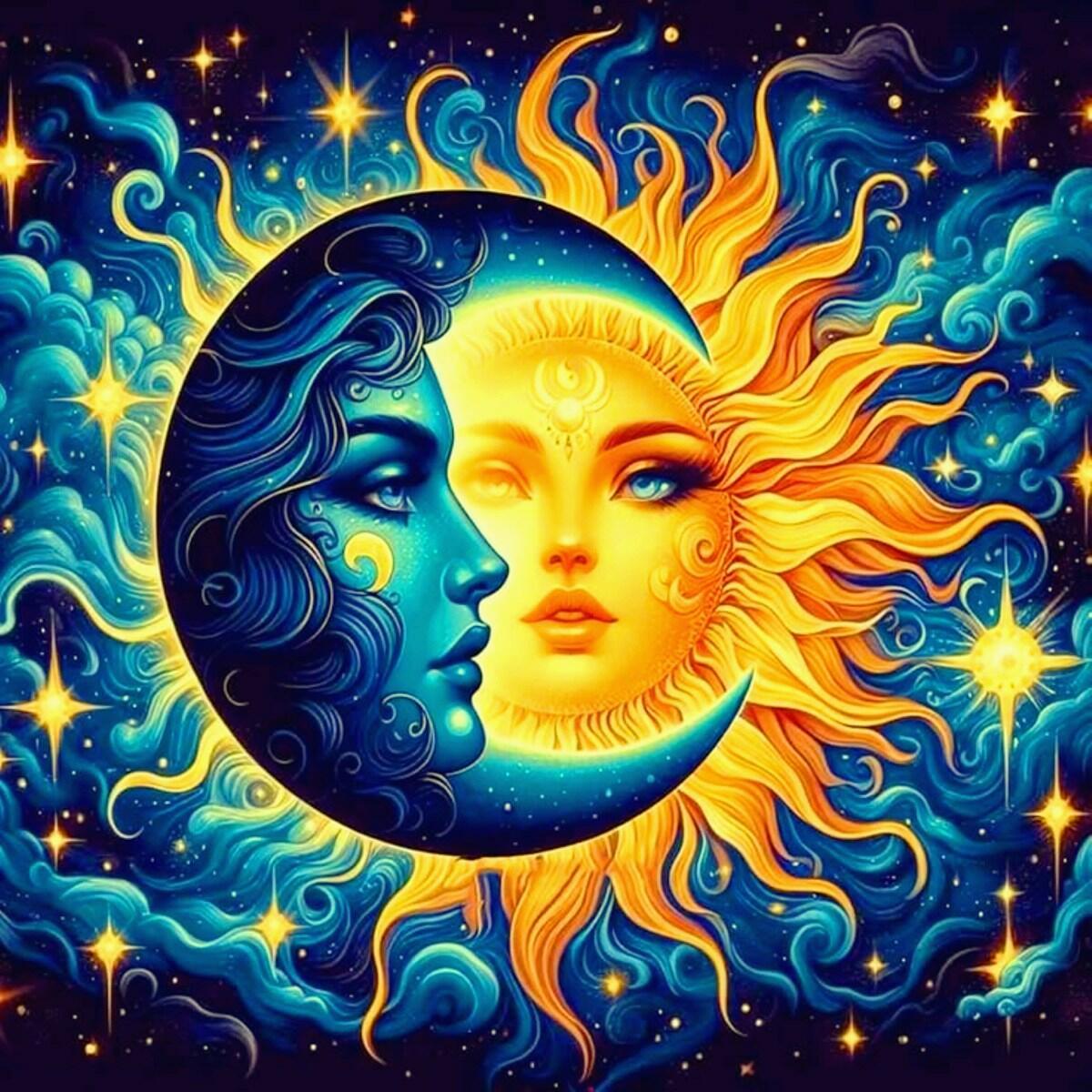 Луна и Солнце