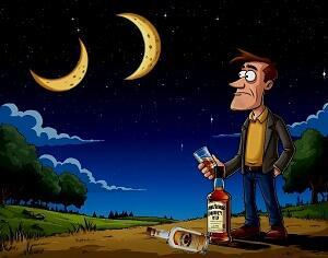 Ты собутыльницей была, надёжной, постоянной... /коротыш/