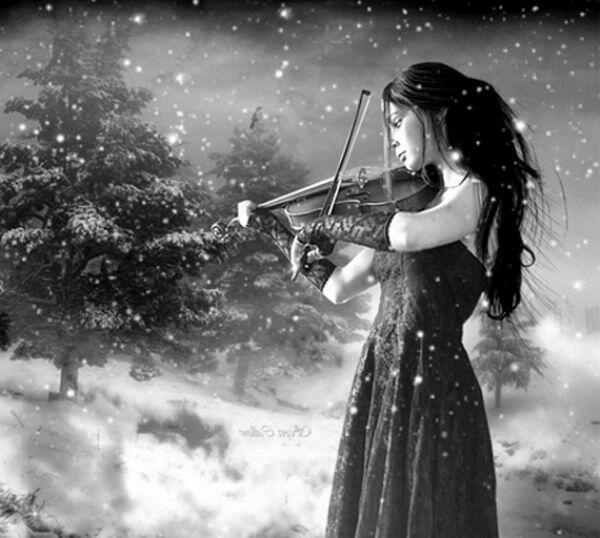 Вьюга белая...