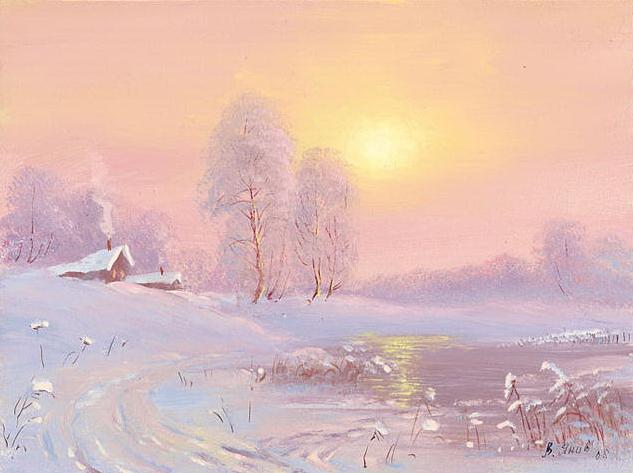 Метель металась по округе