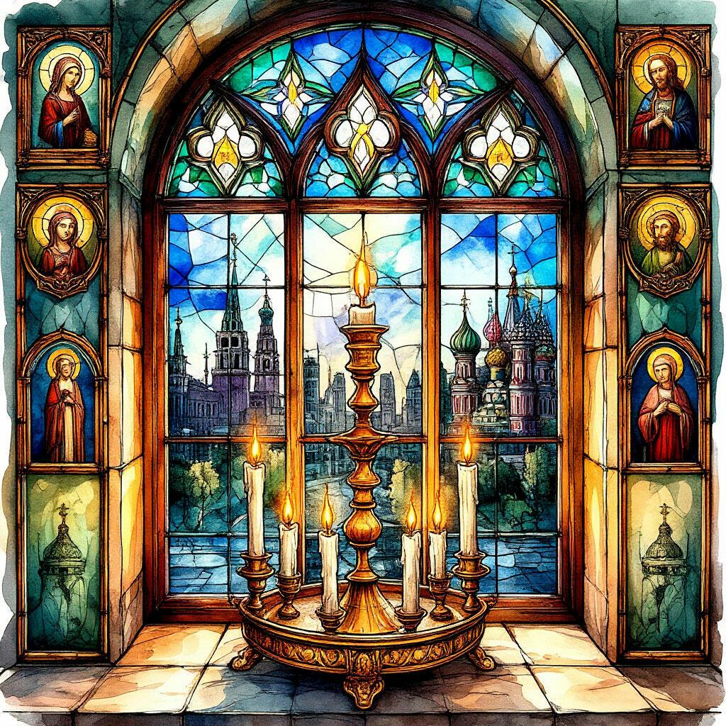 Витражное окно