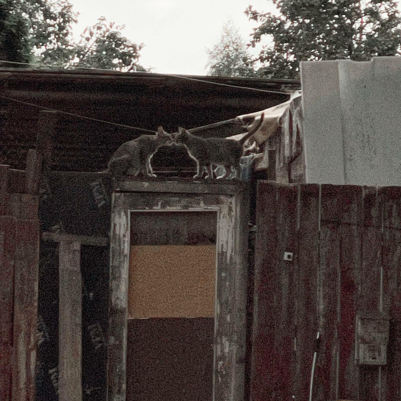 В стареньком доме открылось окошко