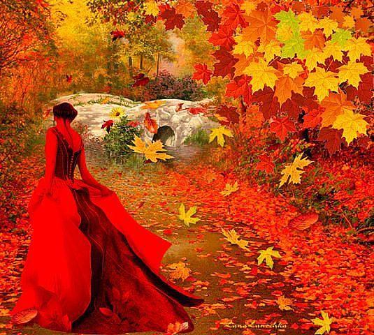 Осень в красном