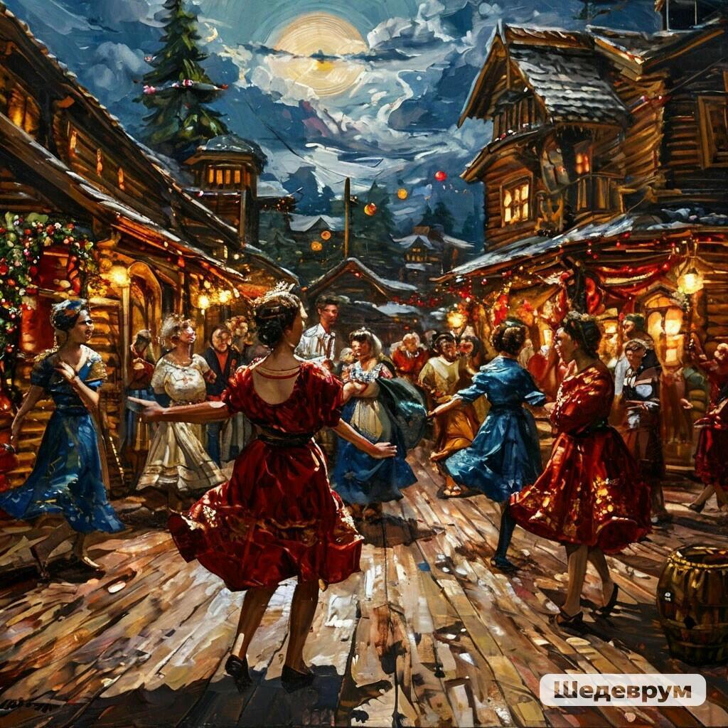 На танцах