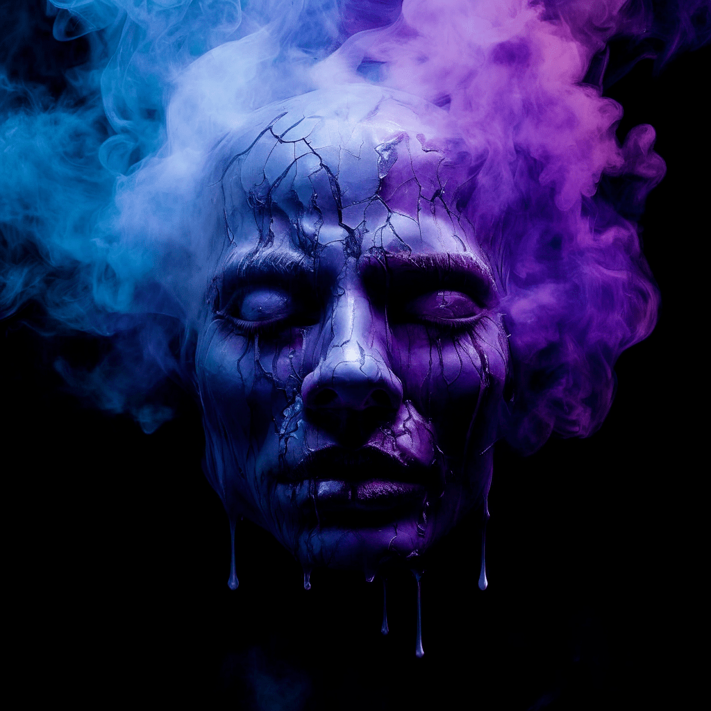 Зажатый кляпом рот мычит.