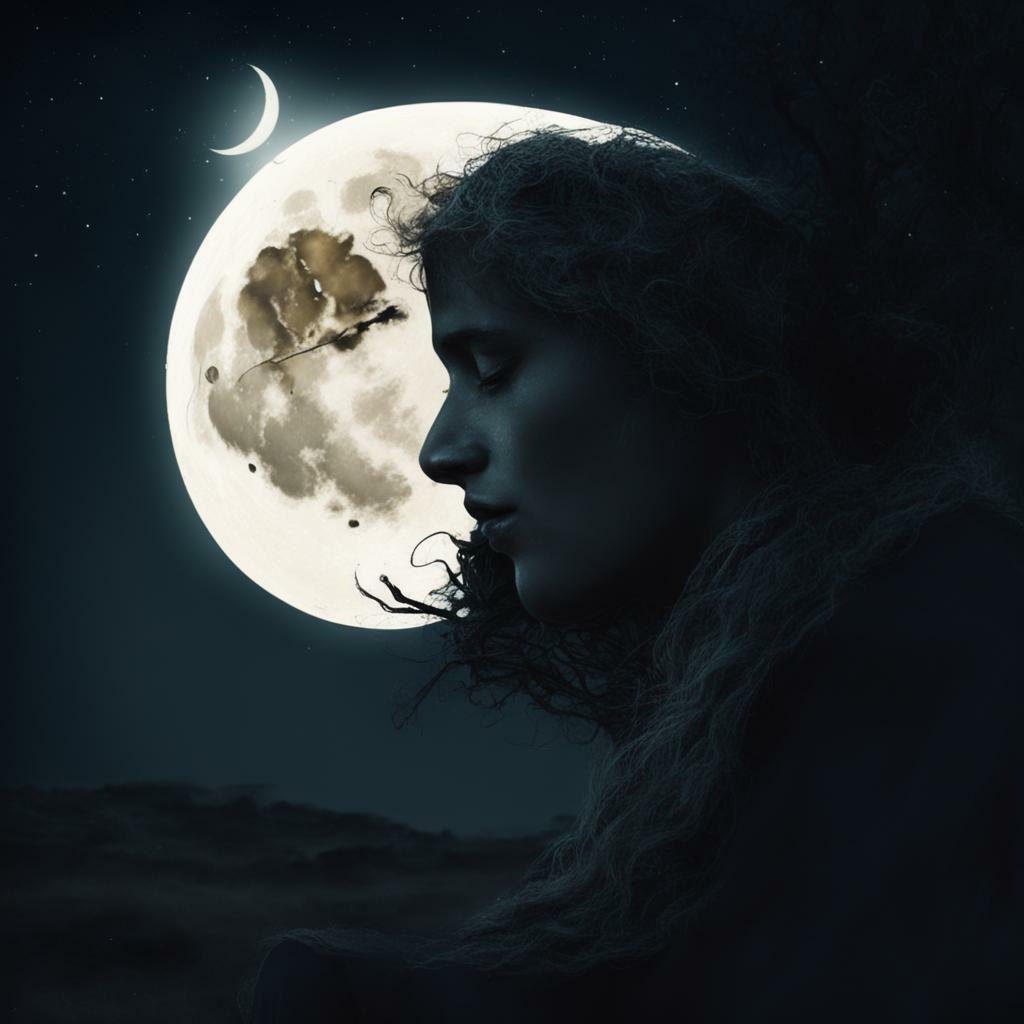 Луна и поэт