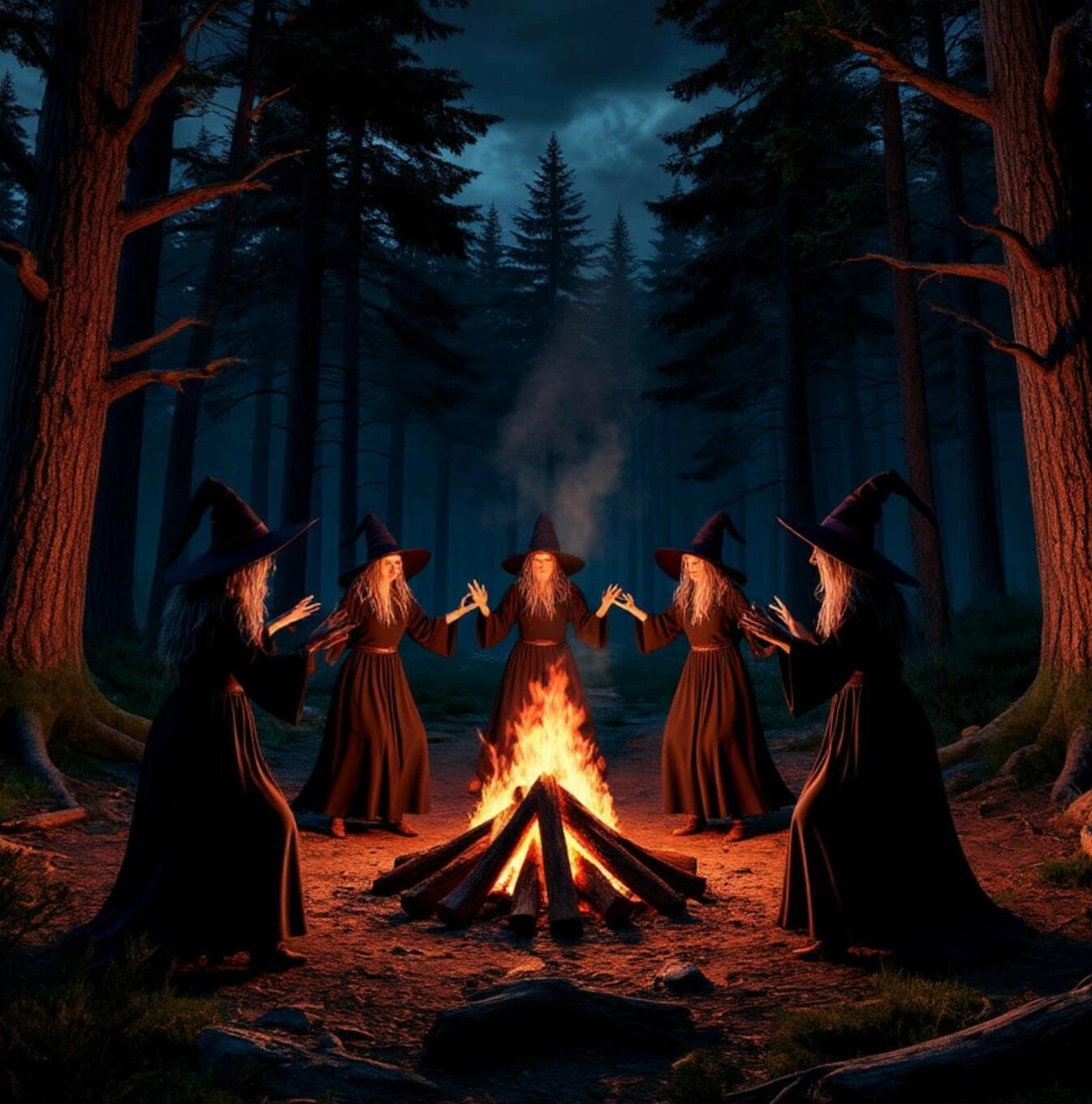 На шабаш слетаются ведьмы