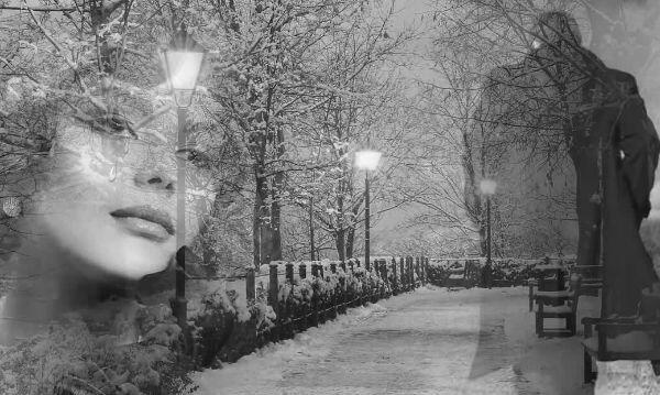 Венки из снега