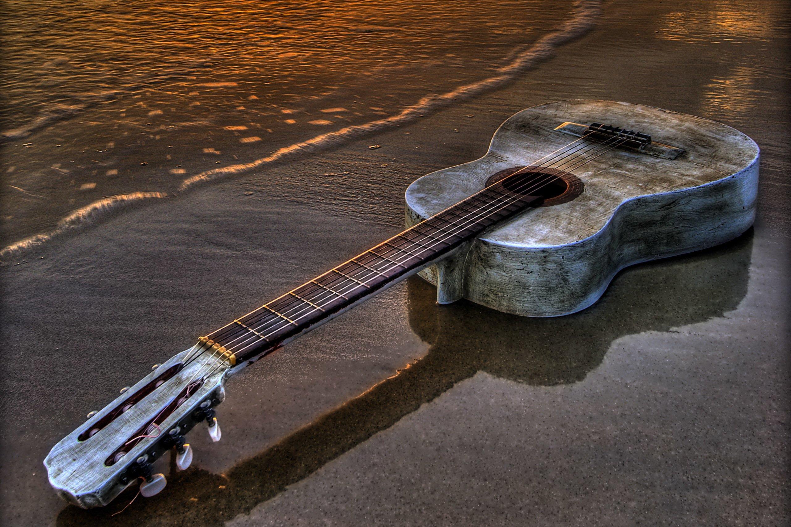 гитара море волны бесплатно