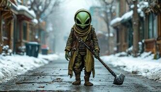 маленький, зелёненький...