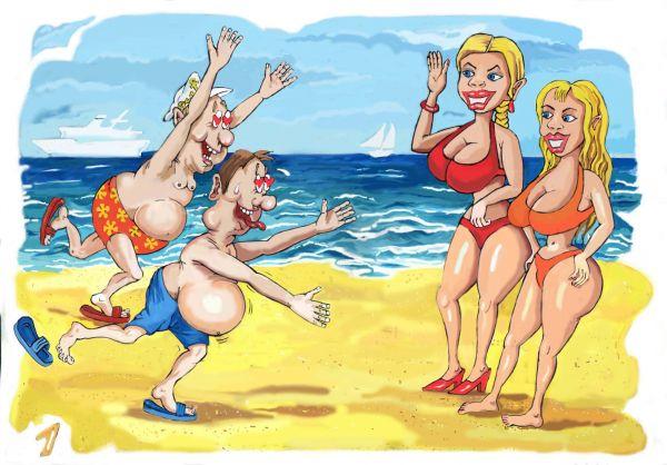 Дядь на тётю поглядел...