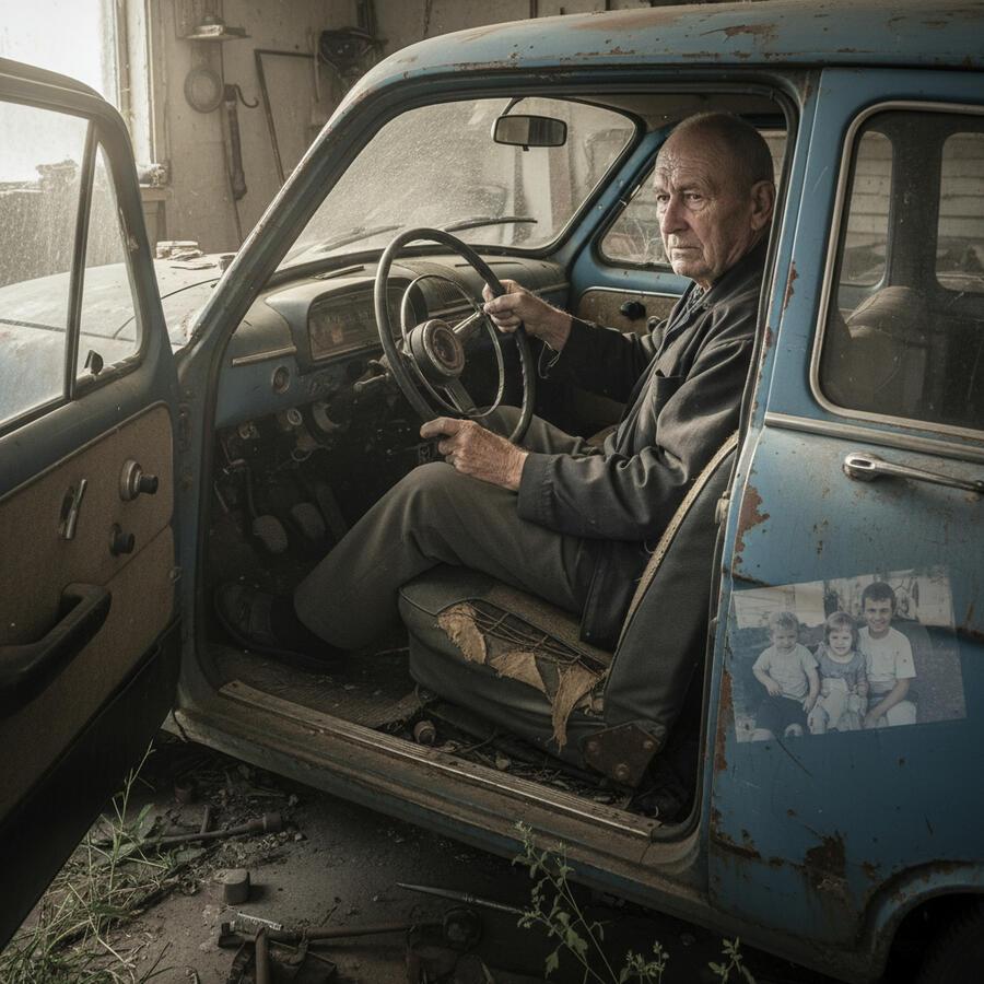 Старенький москвич