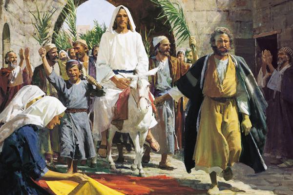 Вход Иисуса в Иерусалим.
