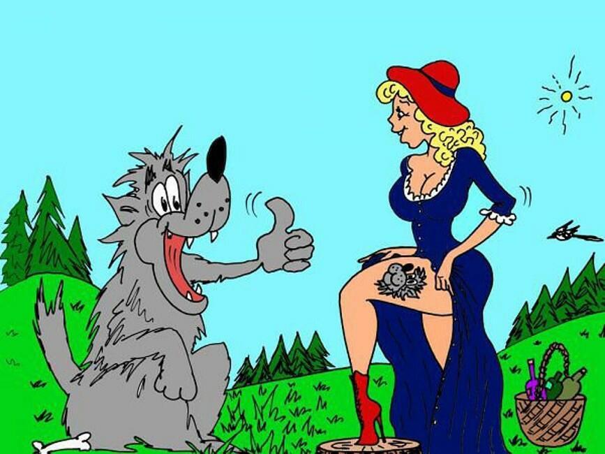 красная шапочка на новый лад