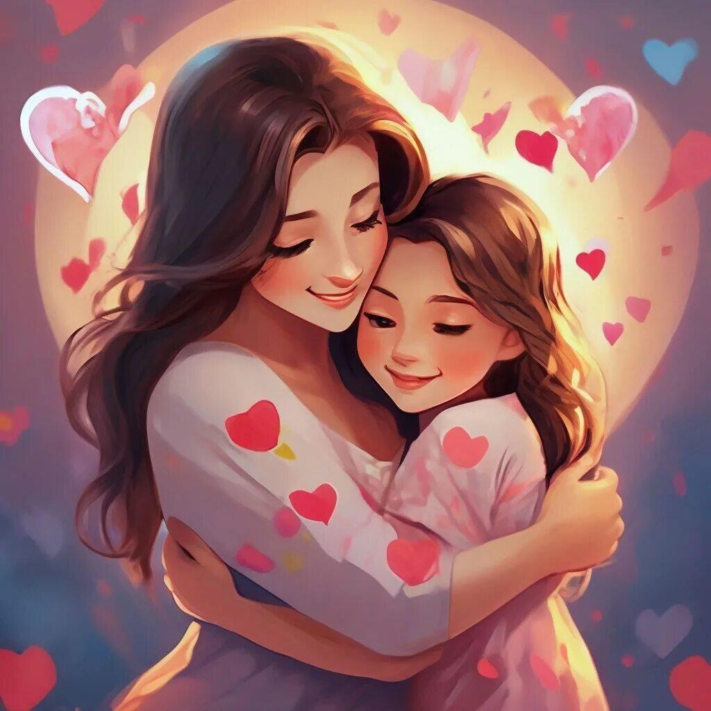 Мать и дочь.