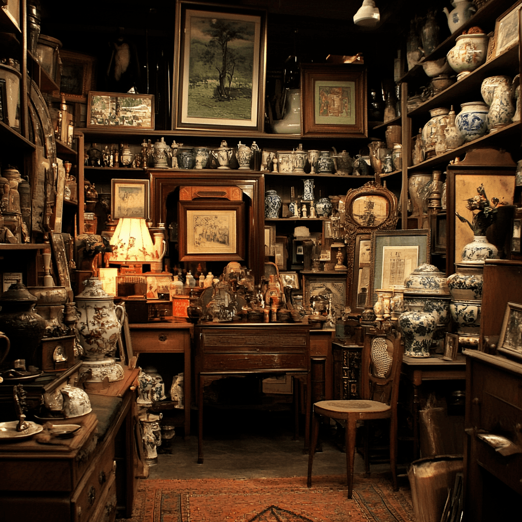 В старой лавке антикварной