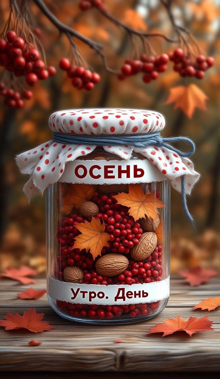 ОСЕНЬ. УТРО. ДЕНЬ - стихи для открыток